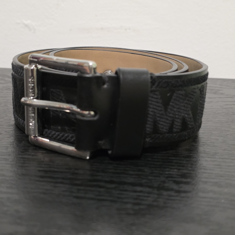 Michael Kors Black Leather Women's Belt